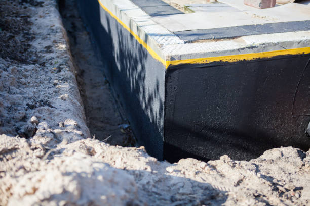 Residential Waterproofing installation at a Bellwood, IL home by SJ Waterproofing Pros